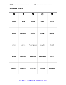 Bingo Card #2