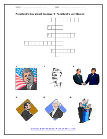 President's Day Visual Crossword
