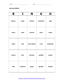 Bingo Card #4