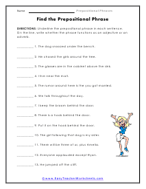 Find the Phrase Worksheet