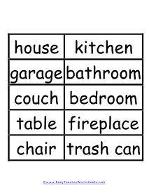 Home Word Wall Example