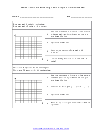 Show the Skill Worksheet
