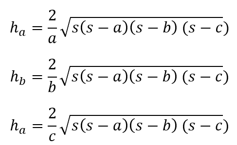 Heron's formula