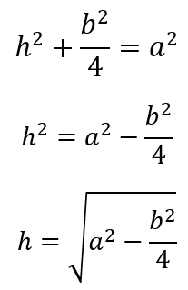 Height of an Isosceles Triangle Formula