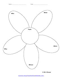 Flower Worksheet