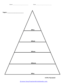 Pyramid Graphic Worksheet