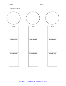 3 Sorting Organizer