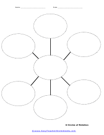6 Circles Worksheet