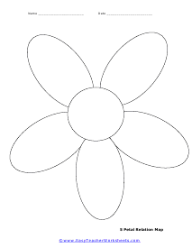 Flower Power Graphic Organizer
