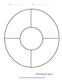 Wheel Diagram 4 Spokes