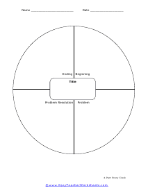 4 Section Clock Organizer