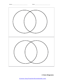 2 Circle Venn Diagram
