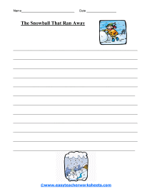 The Snowball Story Organizer