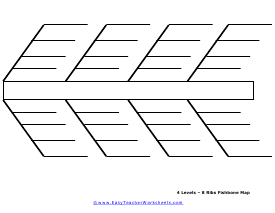 4 Levels - 8 Ribs Fishbone Map