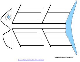 3 Level Fishbone Worksheet