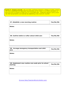 Routine Checklist