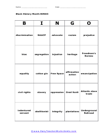 Bingo Card #3