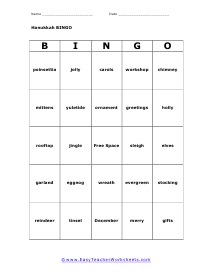 Bingo Card #3