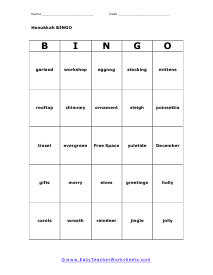 Bingo Card #5