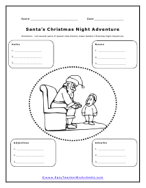 Night Adventure Worksheet