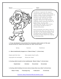 Economy Worksheet