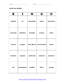 Bingo Card #3