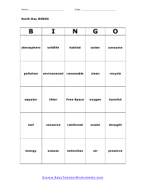 Bingo Card #4