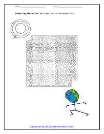 Maze Worksheet