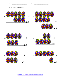 Visual Addition Worksheet