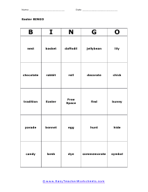 Bingo Card #4