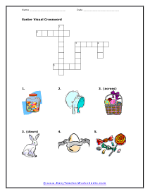 Visual Crossword Worksheet