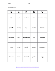 Bingo Card #6