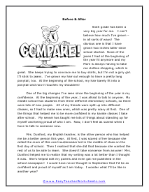 Reading Passage Worksheet