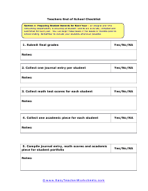 Preparing Worksheet