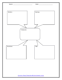 Seasons Graphic Organizer