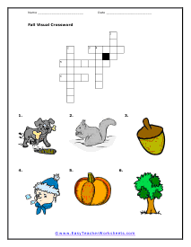 Visual Crossword Worksheet