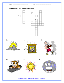 Visual Crossword Worksheet