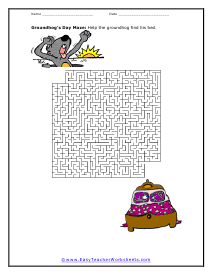 Maze Worksheet