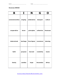 Bingo Card #2