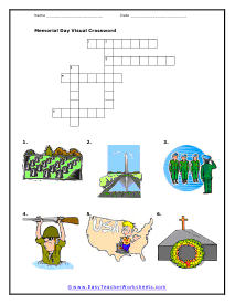 Visual Crossword Worksheet