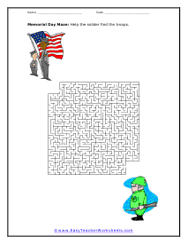 Maze Worksheet