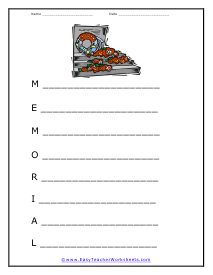 Poem #2 Worksheet