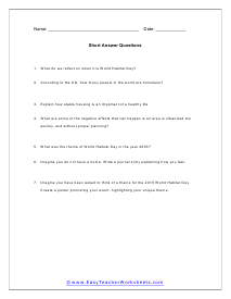 What Is It? Worksheet