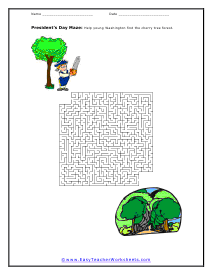 Maze Worksheet