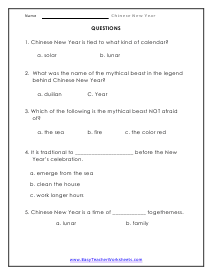 Introductory Questions Worksheet