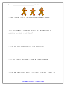 Questions Worksheet