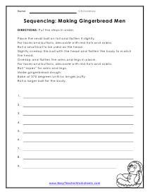 Sequencing Worksheet