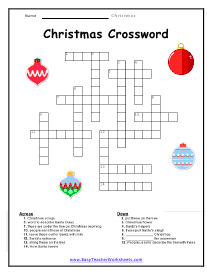 Crossword Worksheet