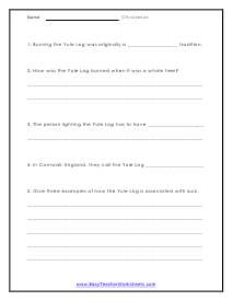 Question Worksheet