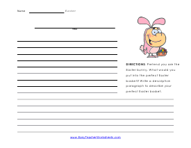 Descriptive Paragraph Worksheets